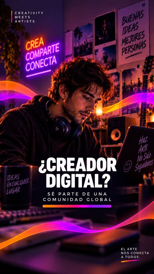¿Creador digital? Sé parte de una comunidad global