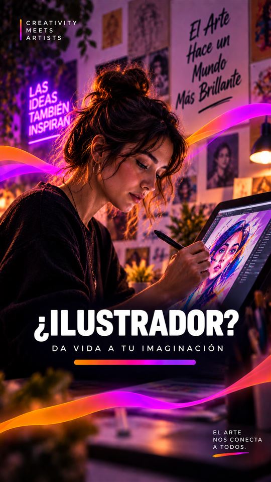¿Ilustrador? Da vida a tu imaginación