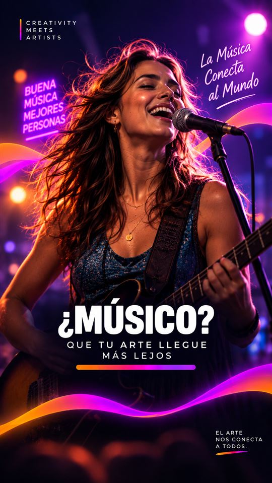¿Músico? Que tu arte llegue más lejos